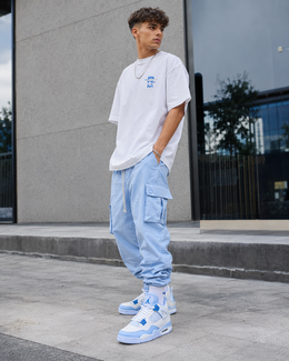 Sky Blue 4 – White / Blue