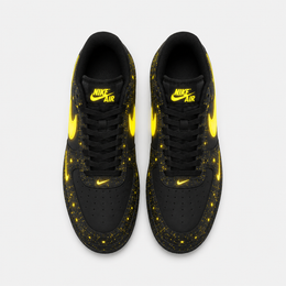 BLACK VOLT | Sneakers noires et jaune électrique